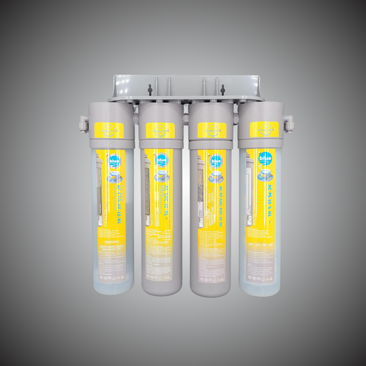 Bluefilters - UPS4/A 鋅盆底 - 四濾芯特強級濾水器 (適合二十年以上屋苑使用)