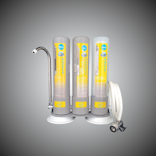 Bluefilters - 坐枱式三濾芯組合濾水器 (適合一般屋苑使用)