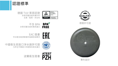 Bluefilters - UPS4/C 鋅盆底 -三濾芯加配超級抗氧化還原濾水器 (適合一般屋苑使用)